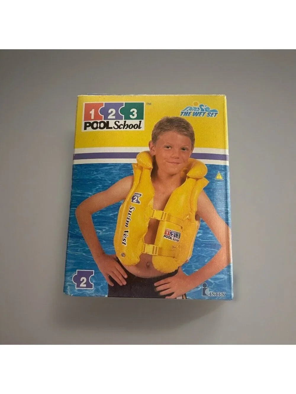 Intex Inflatable Swim Vest Wet Set Ages 3-6 Step 2 Pool School Kids Vintage 2000